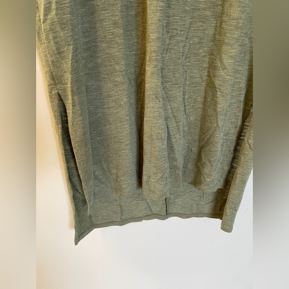 Madewell Muted Green Sleeveless T-Shirt Midi Lightweight Dress Size S - Picture 2 of 5